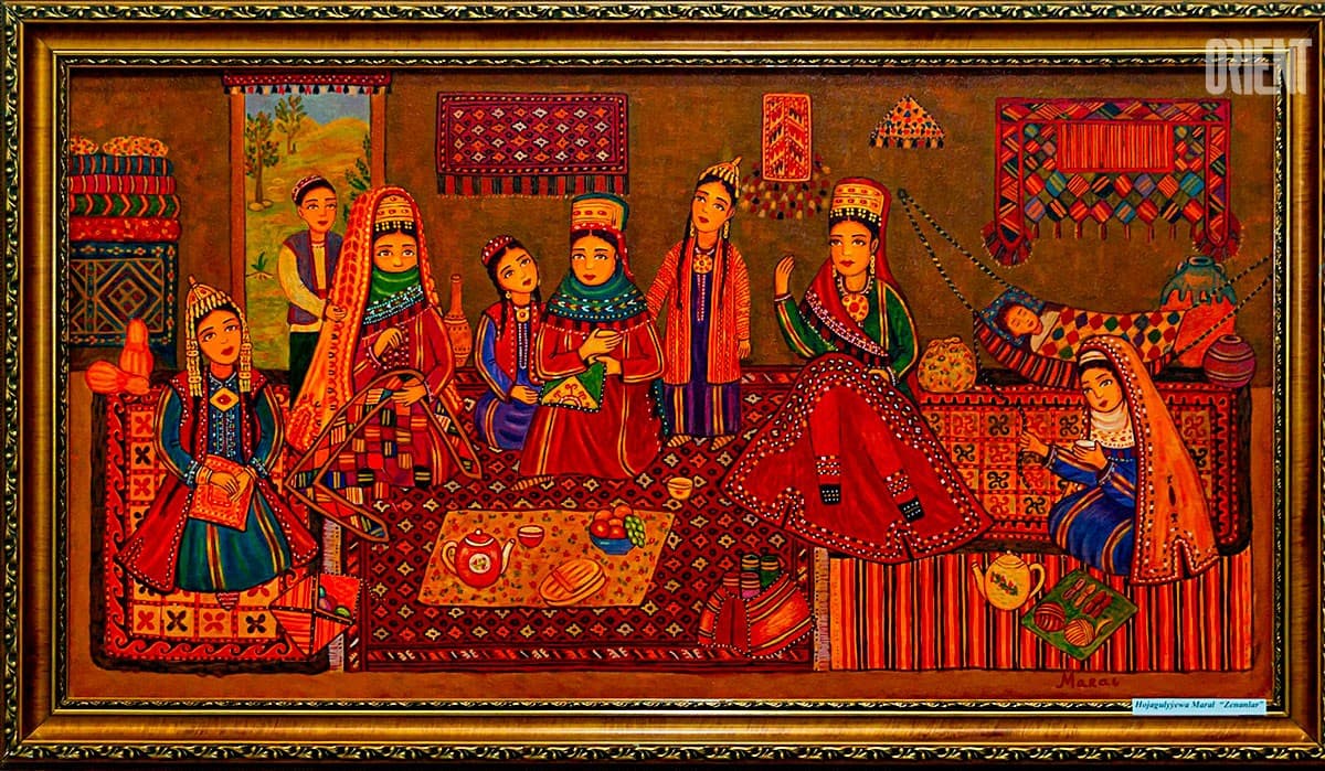 What do women think about? The Turkmen women artists to tell it