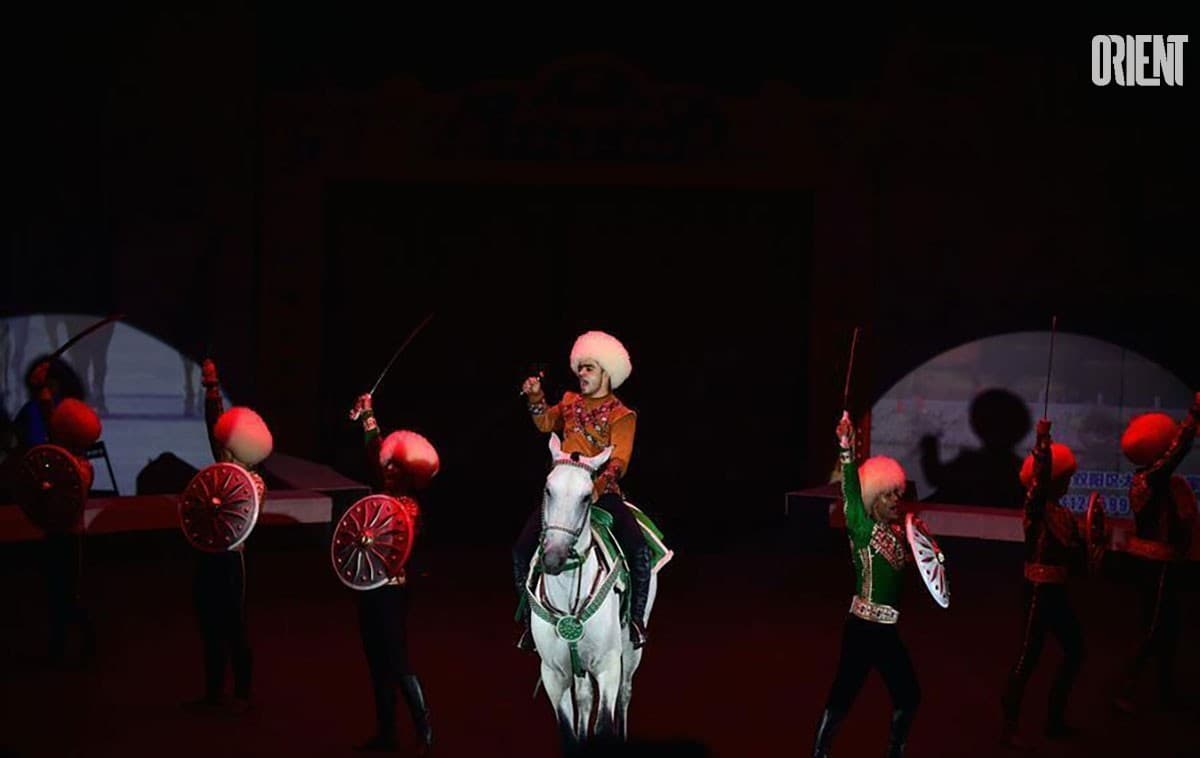 Grand tour of the State Circus of Turkmenistan is goin on in China