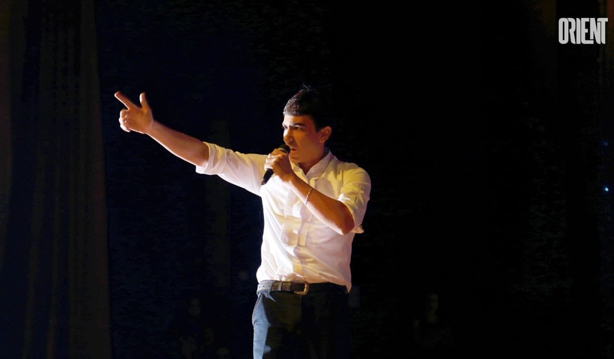 A casting of young singers on the music show "E-Stereo" held in Ashgabat