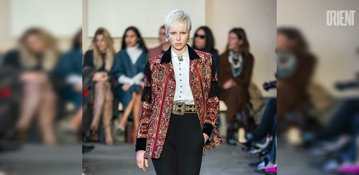 Turkmen ornaments at Milan Fashion Week