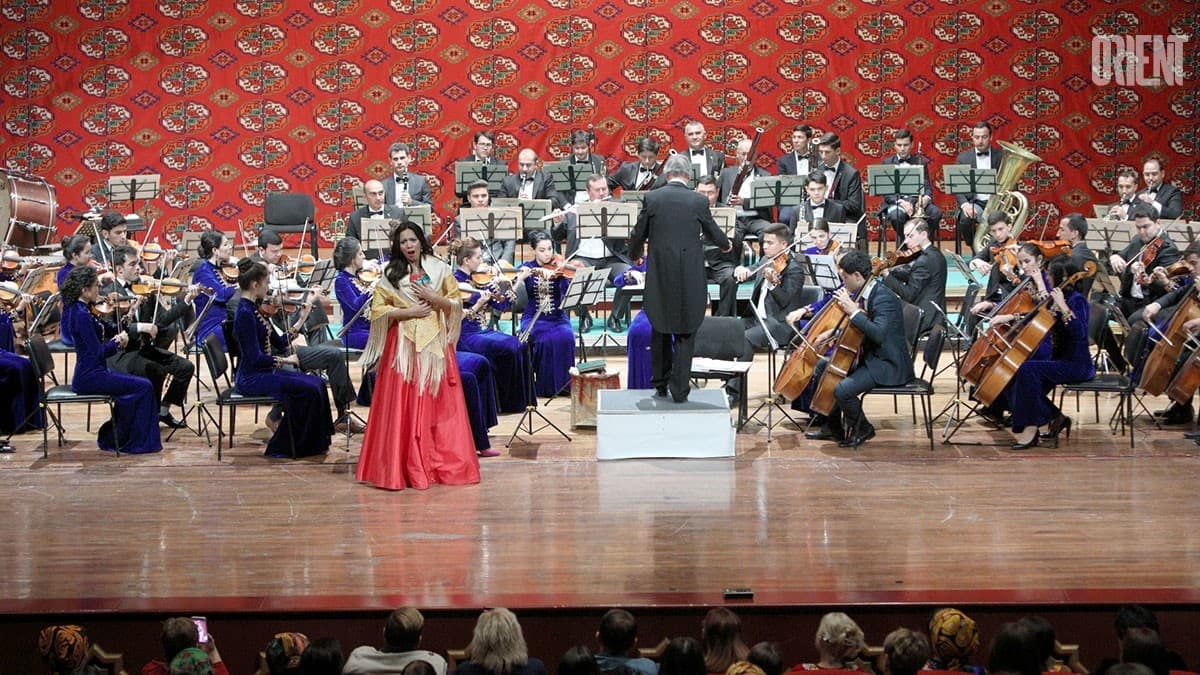 Turkmen-Austrian Galkynysh Symphony Orchestra has celebrated its anniversary