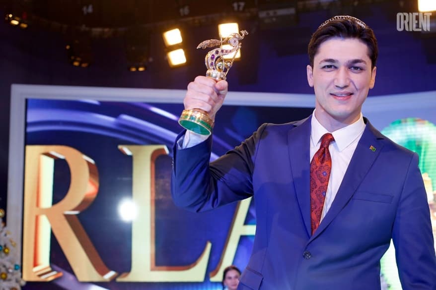 Azat Donmezov - winner of the pop star contest of Turkmenistan “Star of the Year 2019”