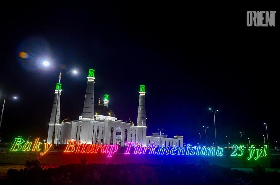 President of Turkmenistan participates in the opening ceremony of the central mosque of the Balkan region