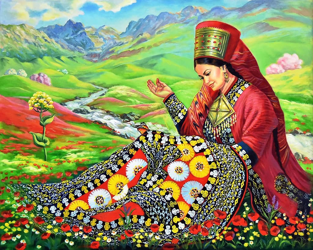 Unique knitted elements of national culture