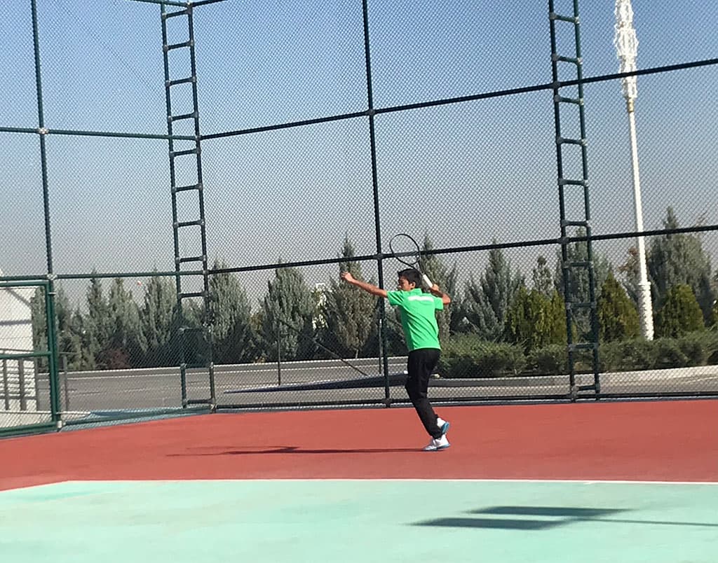 Open tennis championship started in Turkmenistan