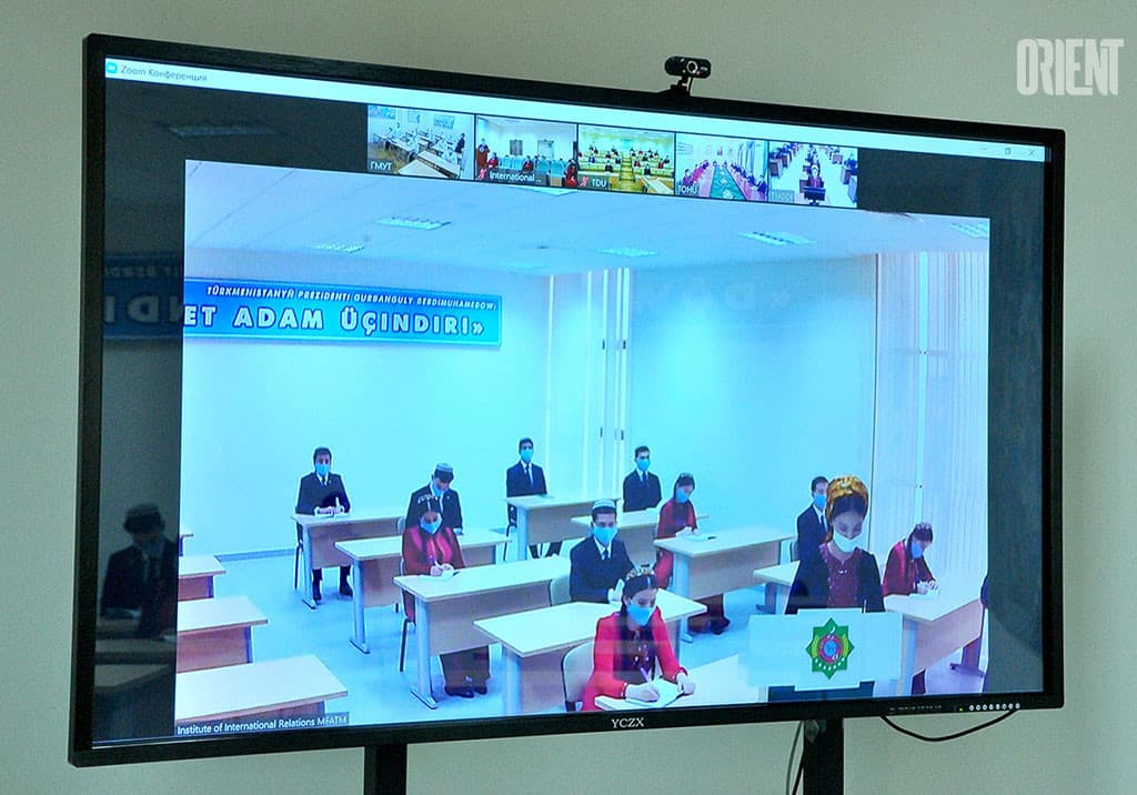 The satellite television link in the IIR has connected representatives of six local higher educational institutions