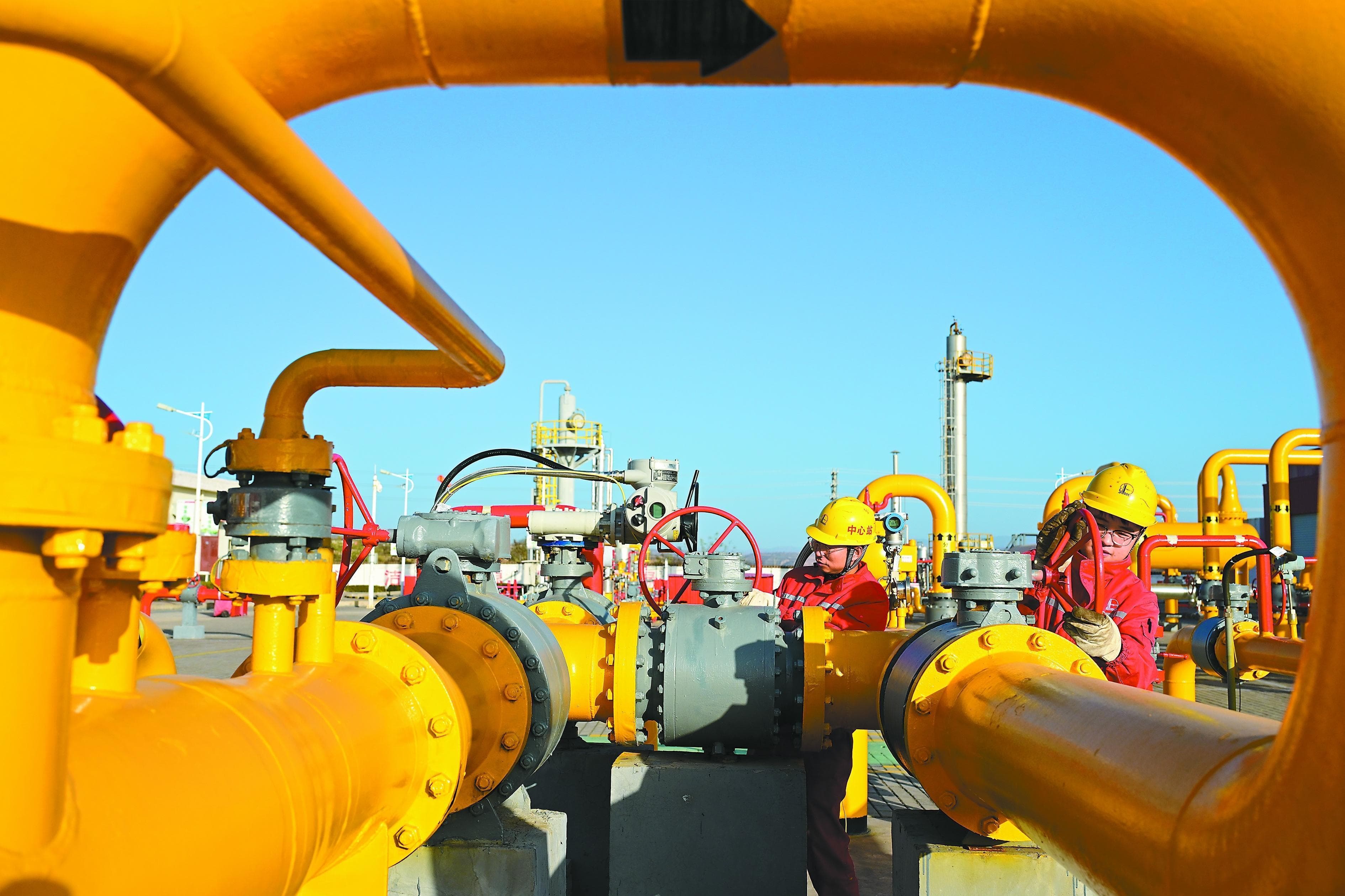 500 billion cubic meters of natural gas from Central Asia replaced 696 million tons of coal in China