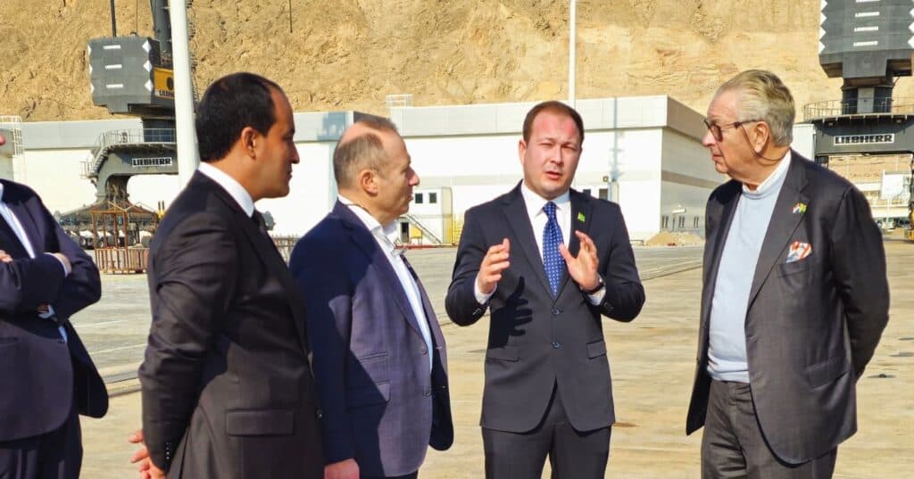 Damen Shipyards from the Netherlands discusses joint projects with Turkmen shipbuilders