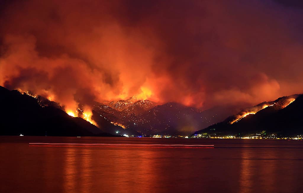 The President of Turkmenistan expressed his condolence to Erdoğan in relation to massive forest fires