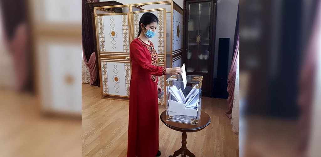 В Астрахани полным ходом идет голосование на выборах президента Туркменистана