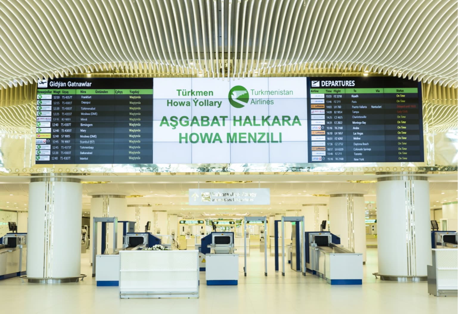 «Türkmenistan» awiakompaniýasynyň ähli halkara gatnawlarynyň tertibini internet ulgamynda mälim etdiler.