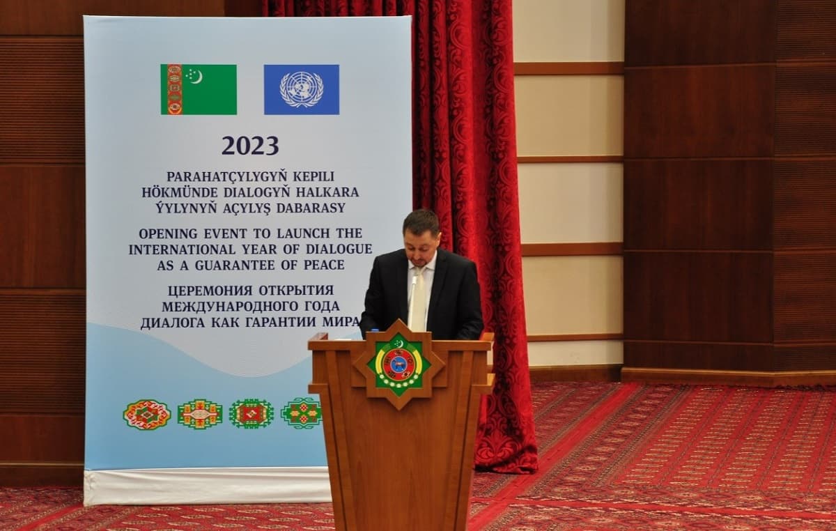 The official start of the International Year "Dialogue as a Guarantee of Peace" was given in Ashgabat