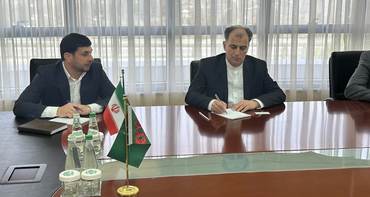 meeting-ambassador-iran-was-held-ministry-foreign-affairs-turkmenistan