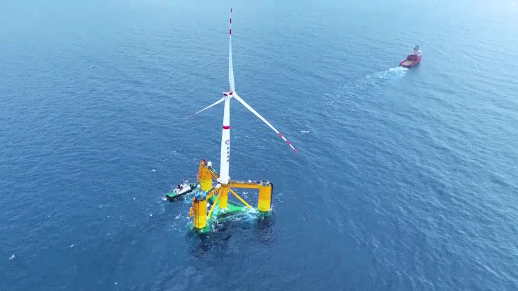 cctv-china-launched-countrys-first-offshore-wind-power-platform