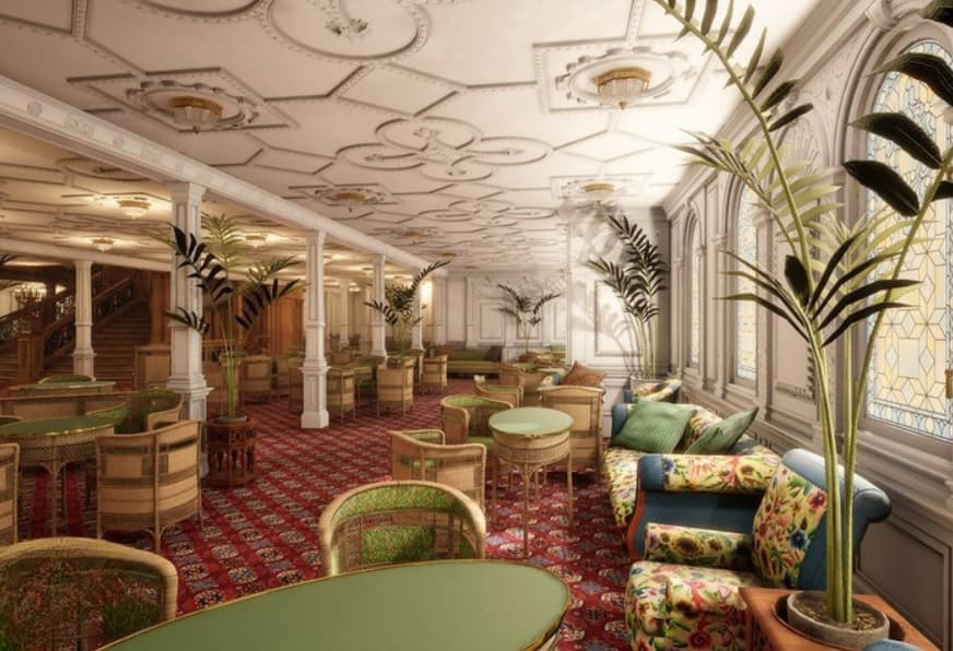Turkmen carpets became part of the interior in the video game "Titanic: Honor and Glory"