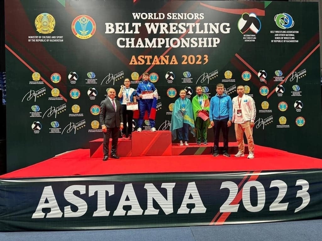 Turkmenistan took third place at the World Belt Wrestling Championship