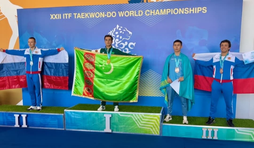 turkmen-athletes-win-two-medals-itf-world-taekwondo-championship-astana