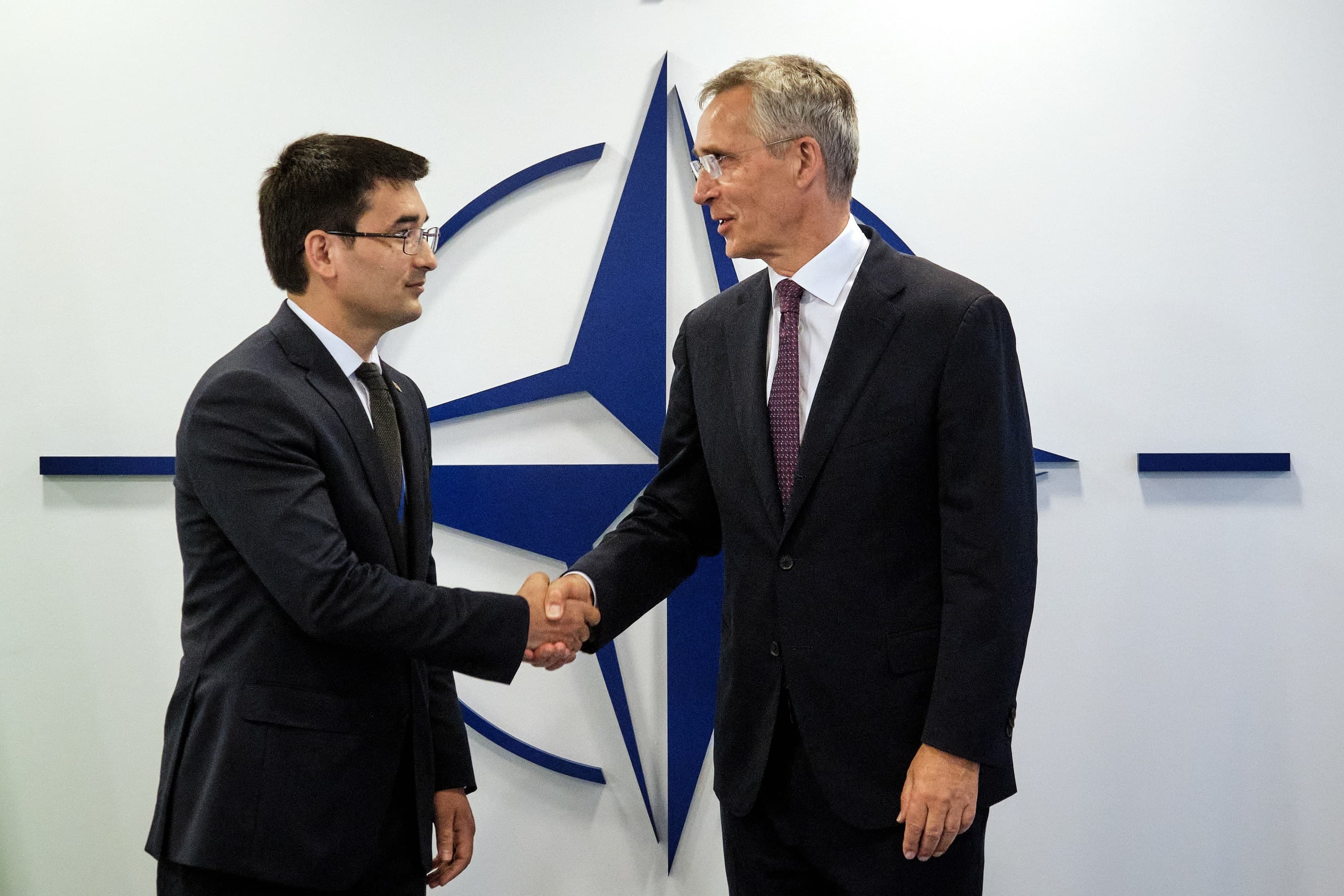 The Ambassador of Turkmenistan presented his credentials to the NATO Secretary General