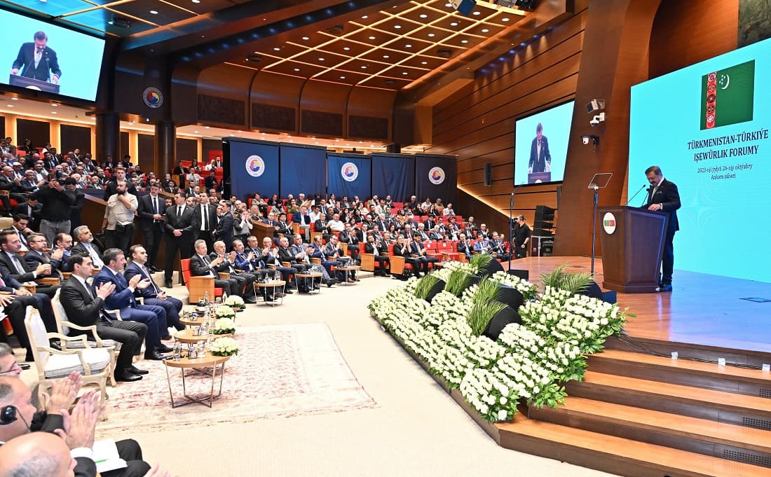 TOBB-nyň başlygy türk we türkmen kompaniýalaryny üçünji ýurtlarda bilelikde söwda etmäge çagyrdy