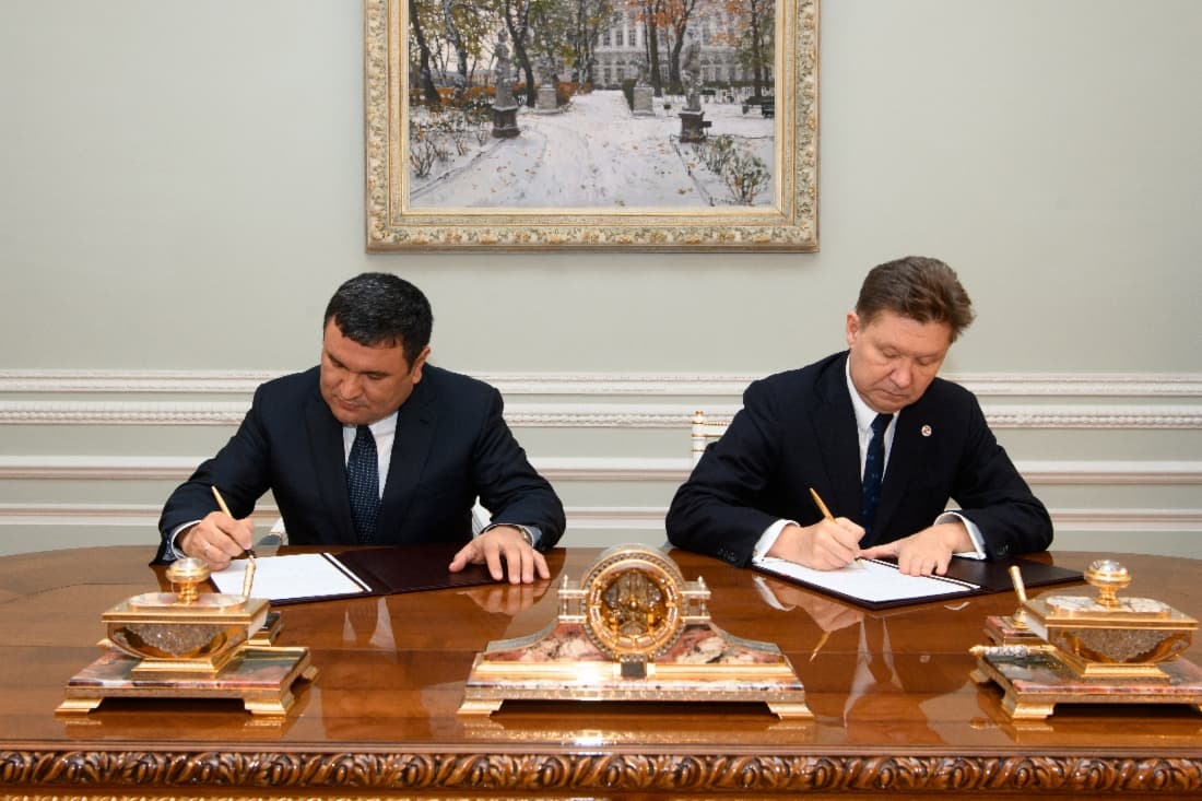 "Gazprom" we Özbegistan Energetika hyzmatdaşlygy boýunça strategik hyzmatdaşlyga gol çekdiler