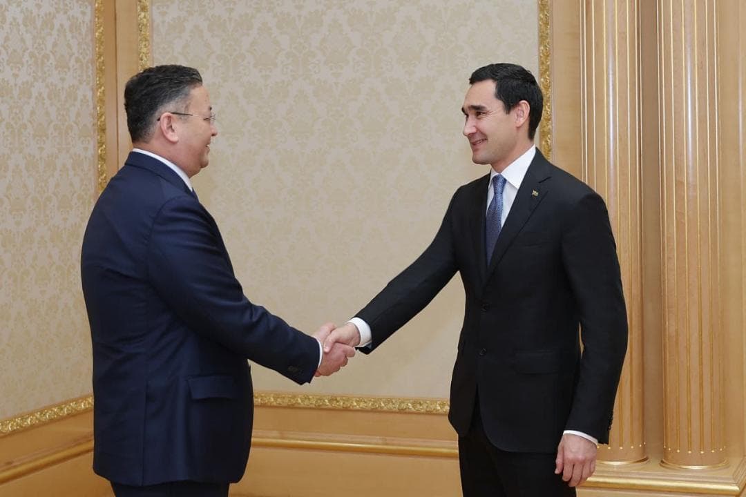 Serdar Berdimuhamedow we Murat Nurtleuw türkmen-gazak hyzmatdaşlygyna baha berdiler