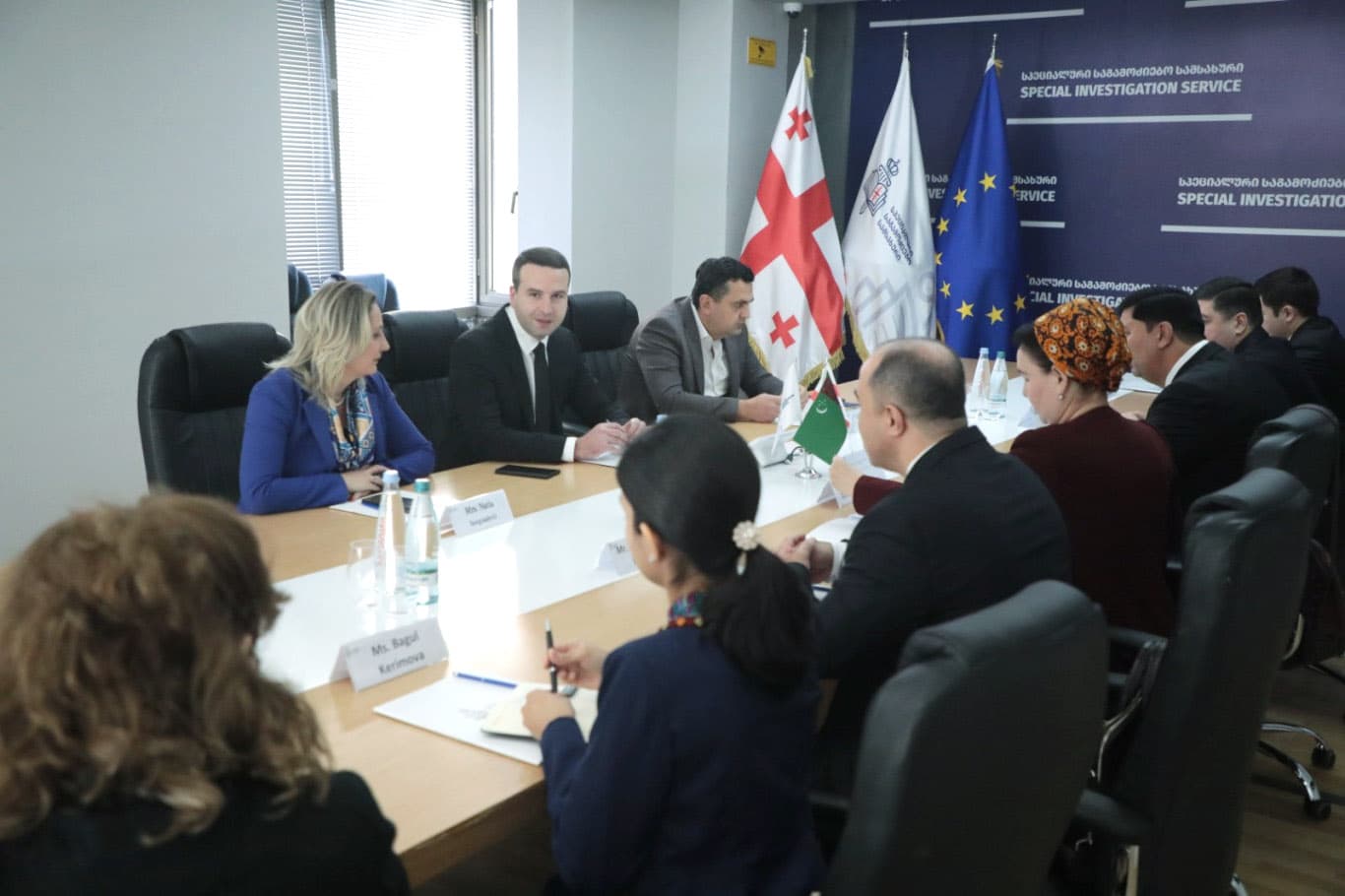 Türkmenistanyň Adalatçysynyň ýolbaşçylygyndaky türkmen wekiliýetiniň Gruziýa iş sapary