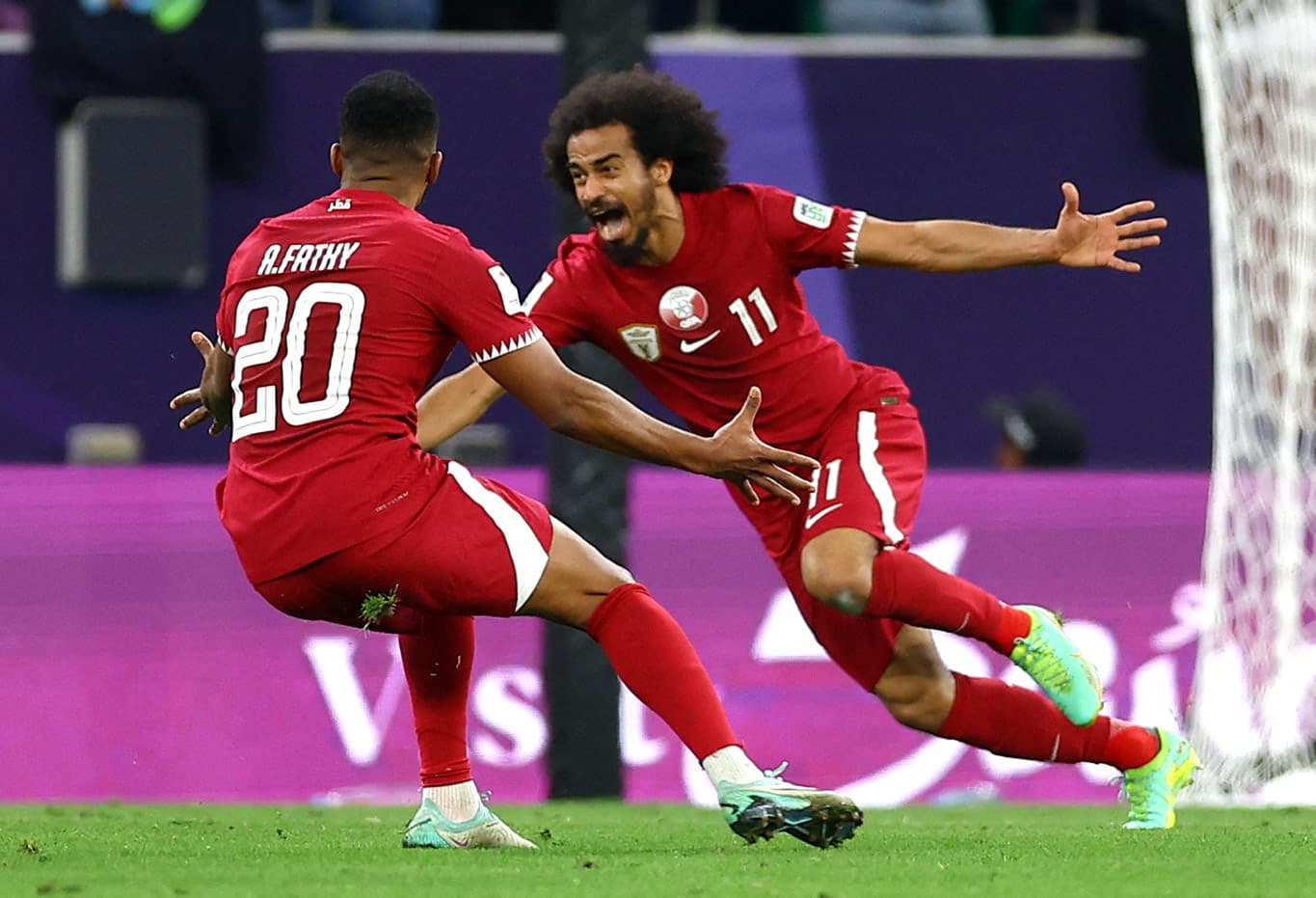 Qatar has reached the final of the Asian Cup