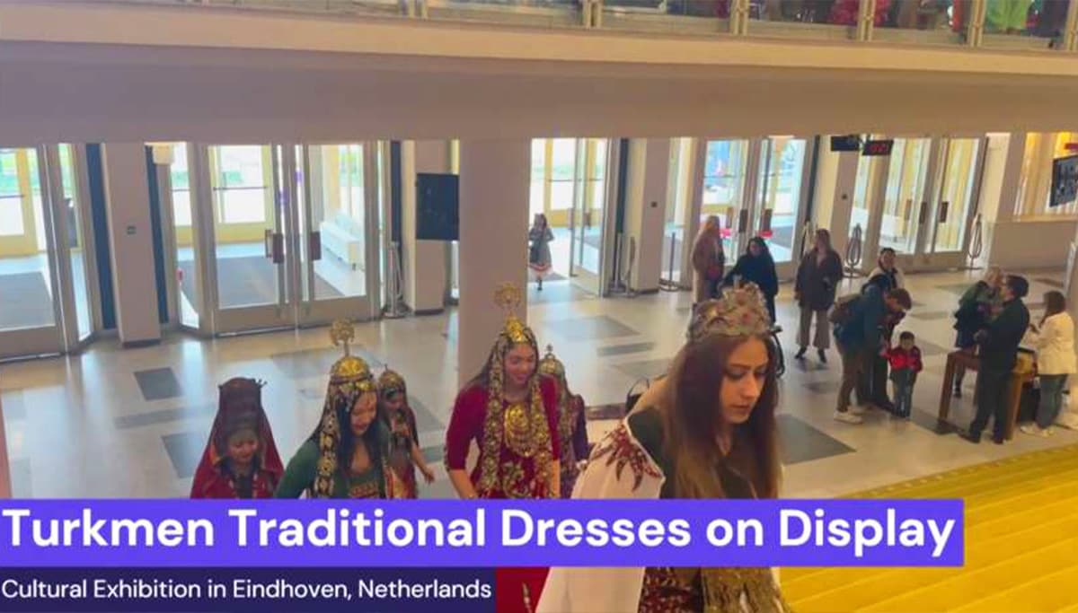 На выставке в нидерландском Эйндховене кульминацией стало туркменское шоу