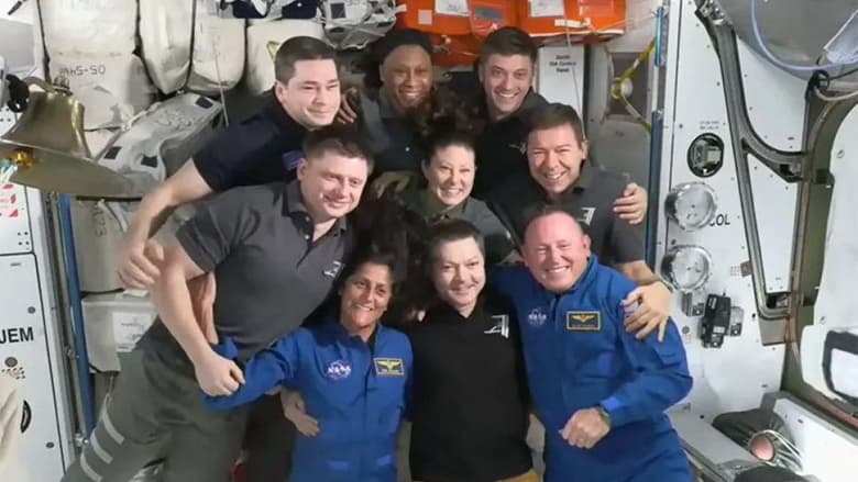 nasa-astronauts-held-mini-competition-iss-honor-2024-olympic-games