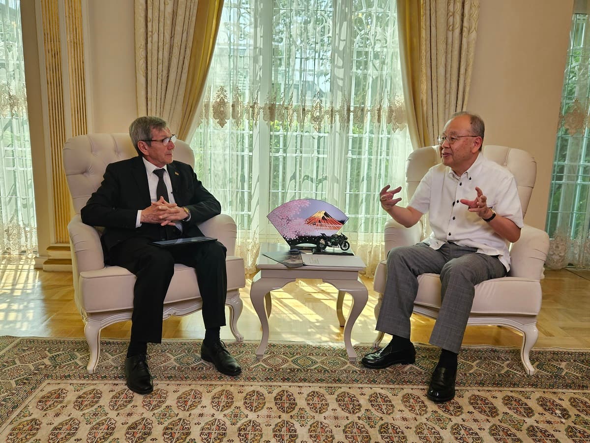 Интервью с Чрезвычайным и Полномочным Послом Японии в Туркменистане, господином Сасаки ХИРОСИ