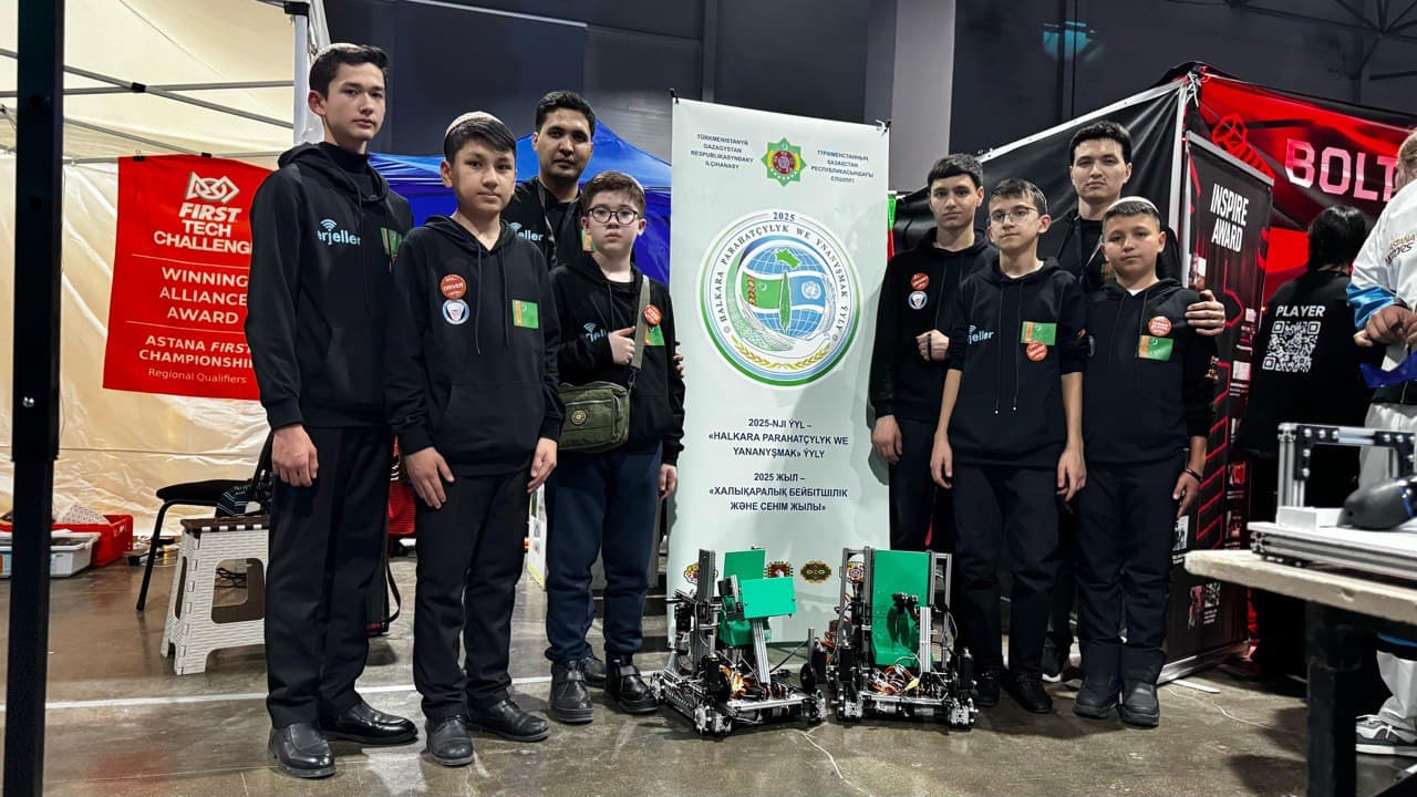 turkmen-young-engineers-participate-international-robotics-championship-almaty-tech-cup-2025