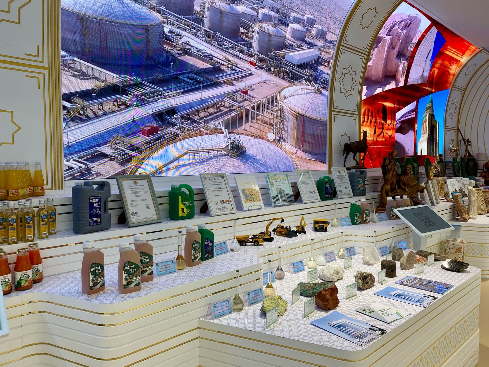 export-potential-turkmenbashy-complex-oil-refineries-tcor-being-demonstrated-global-stage