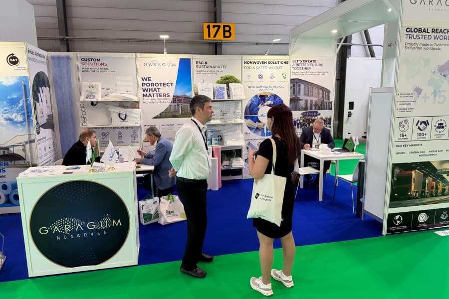 "Garagum" Business Society, one of the leading manufacturers of nonwoven materials in Central Asia, presented its latest developments at the INDEX 2026 exhibition held in Geneva from May 19 to 22