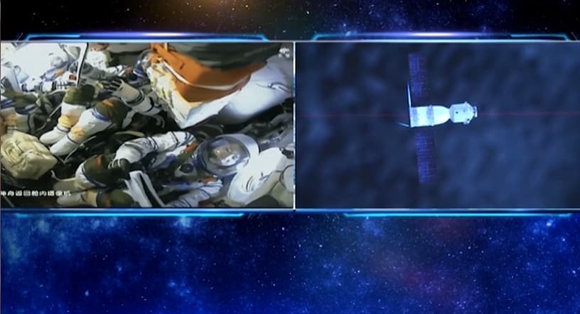 Капсула с экипажем «Шэньчжоу-20» приземлилась на севере Китая