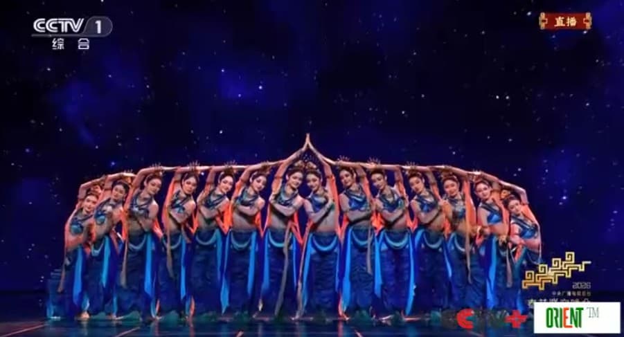 Фрески Шёлкового пути ожили в танцевальном номере гала-концерта CMG в честь Праздника весны