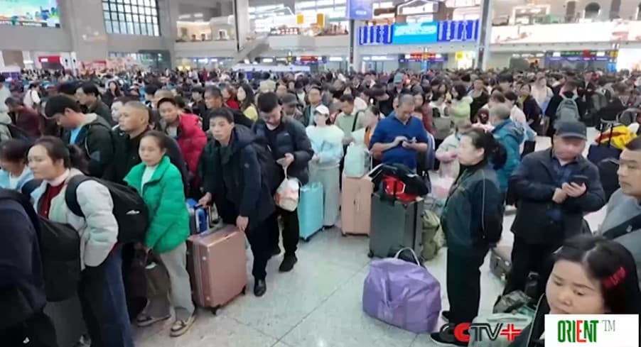 Железные дороги КНР перевезли свыше 400 миллионов пассажиров за месяц праздников