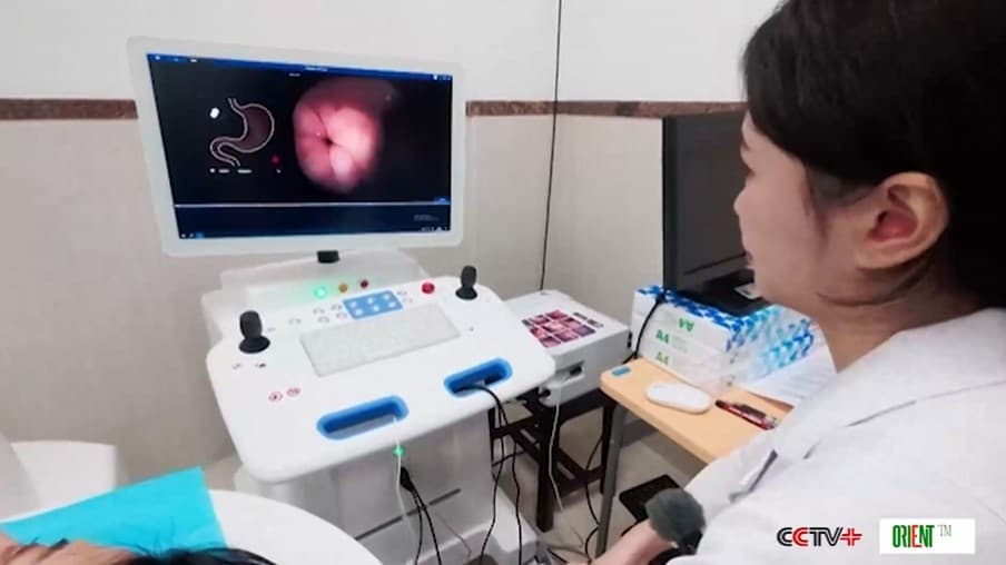 В КНР используют роботизированную капсулу с ИИ для обследования желудка