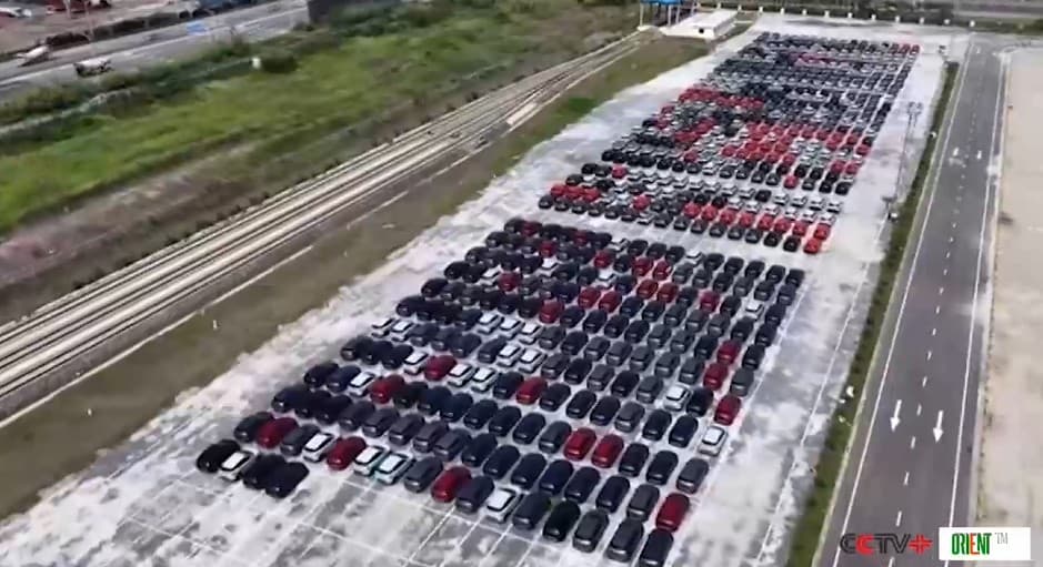 Nantong Port Ships 7,273 BYD Electric Vehicles to Europe in a Single Voyage. The Largest Export of Chinese Cars in a Decade