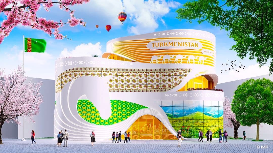 Организаторы Expo 2025 в Японии показали дизайн туркменского павильона