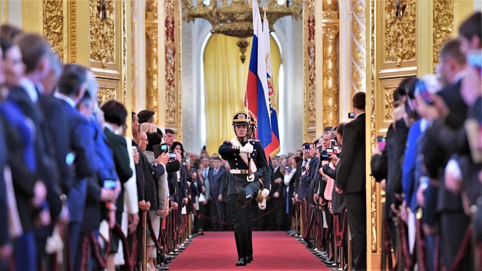 Путин в пятый раз вступит в должность президента России