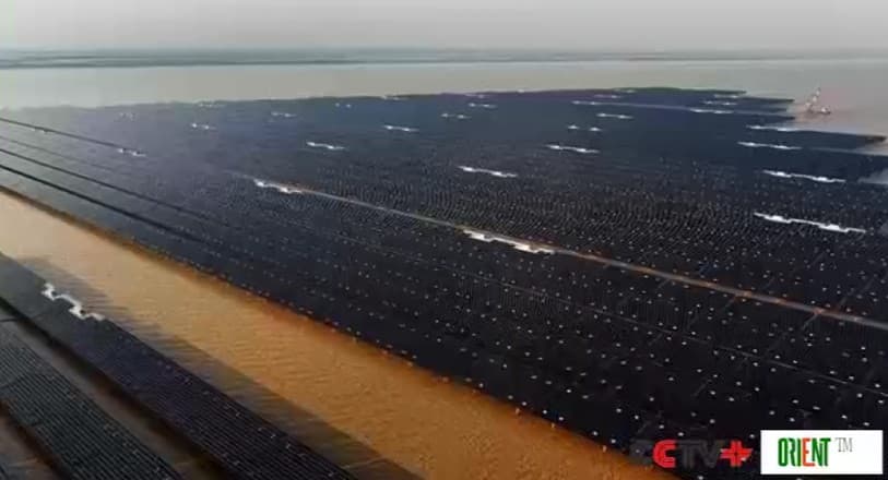 Hytaýda ilkinji gigawatt kuwwatly deňiz Gün energiýasy taslamasy doly elektrik toruna birikdirildi