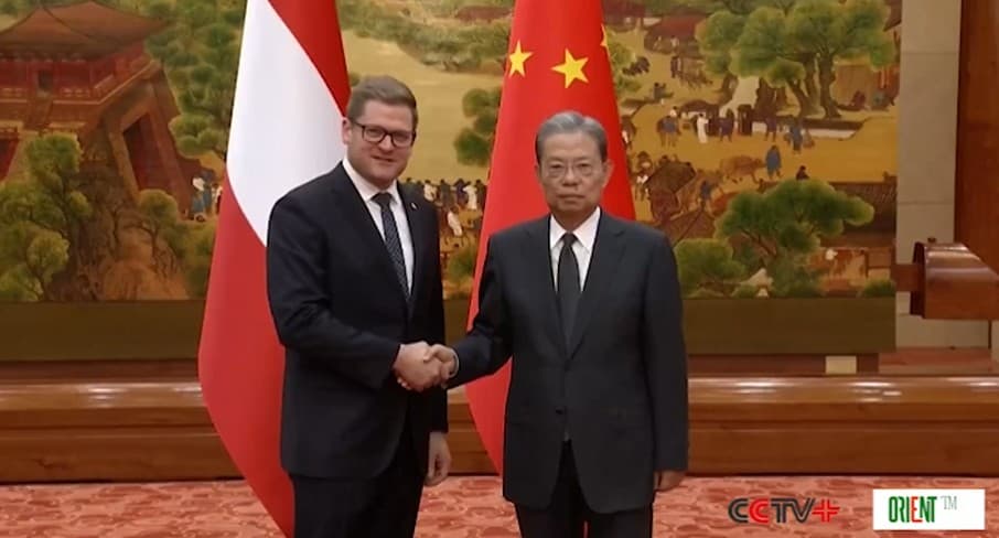 China's top legislator meets high-level Austrian delegation