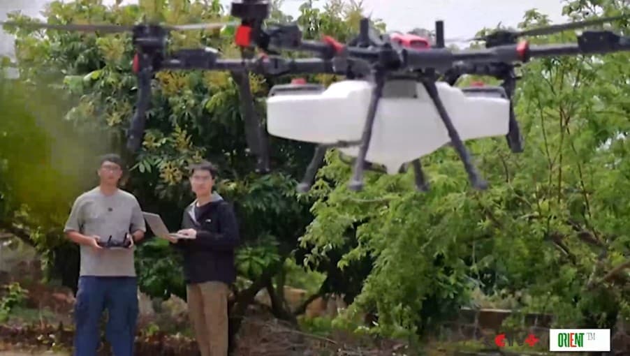 China’s agri-tech race targets 40 million hectares of hills with drones, robotic dogs