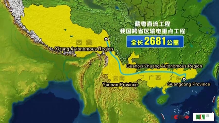 China begins Yunnan stretch of record ultra-high-voltage power line