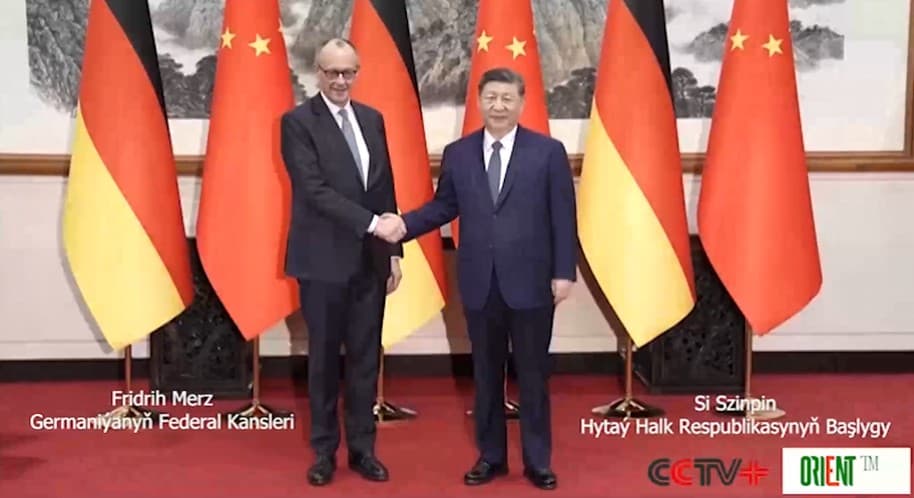 Xi meets German chancellor in Beijing