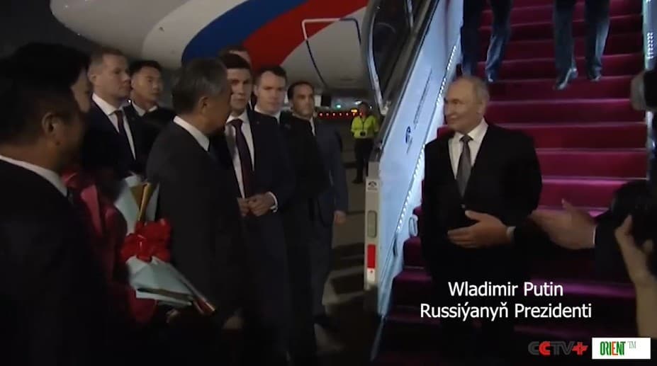 Putin Hytaýa döwlet sapary bilen Pekine geldi