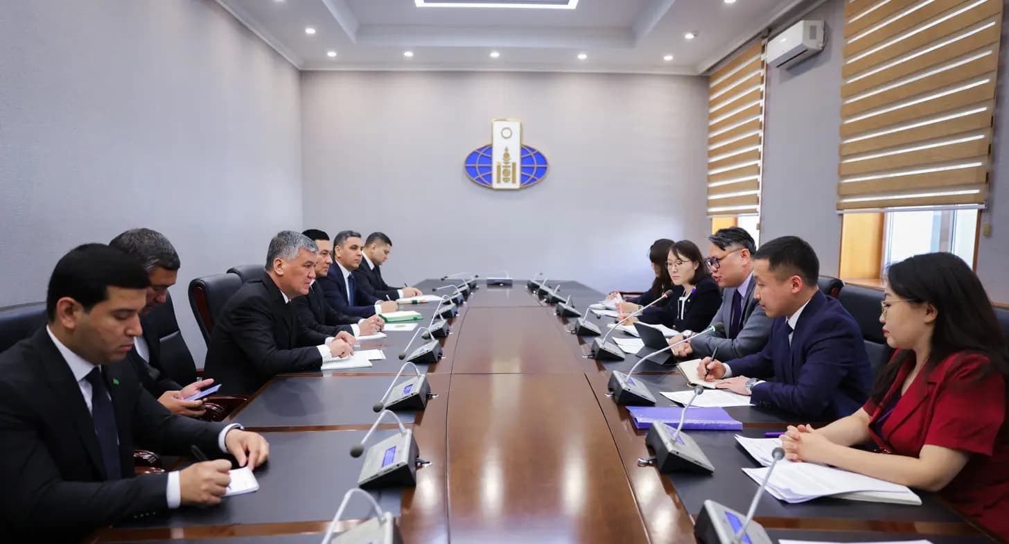 Türkmenistan we Mongoliýa birnäçe ugurlar boýunça hyzmatdaşlygy işjeňleşdirýärler