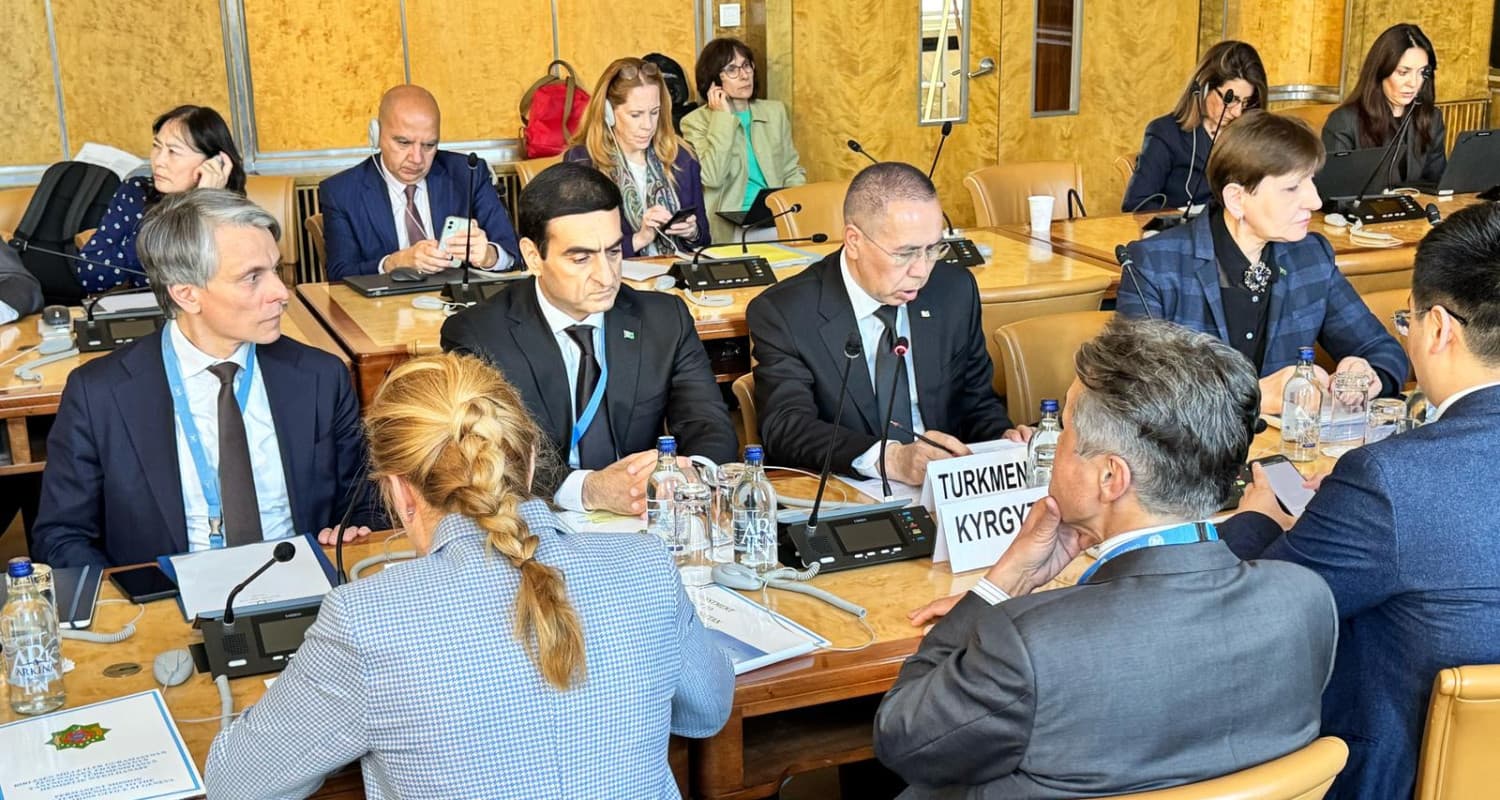 Turkmenistan is at the SPECA Ministerial Meeting and the 71st Session of the UNECE in Geneva