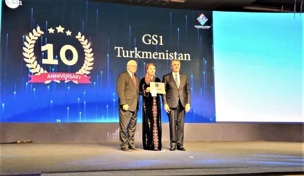 GS1 Türkmenistan halkara GS1 guramasyna agza bolmagynyň 10 ýyllygyny belledi
