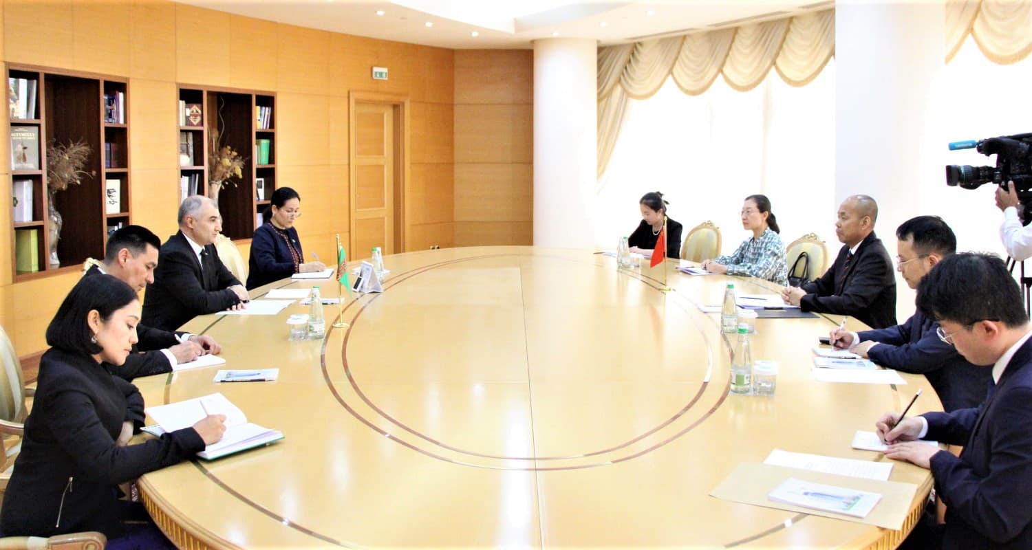 The Ministry of Foreign Affairs of Turkmenistan Held a Meeting with the New Ambassador of the People's Republic of China